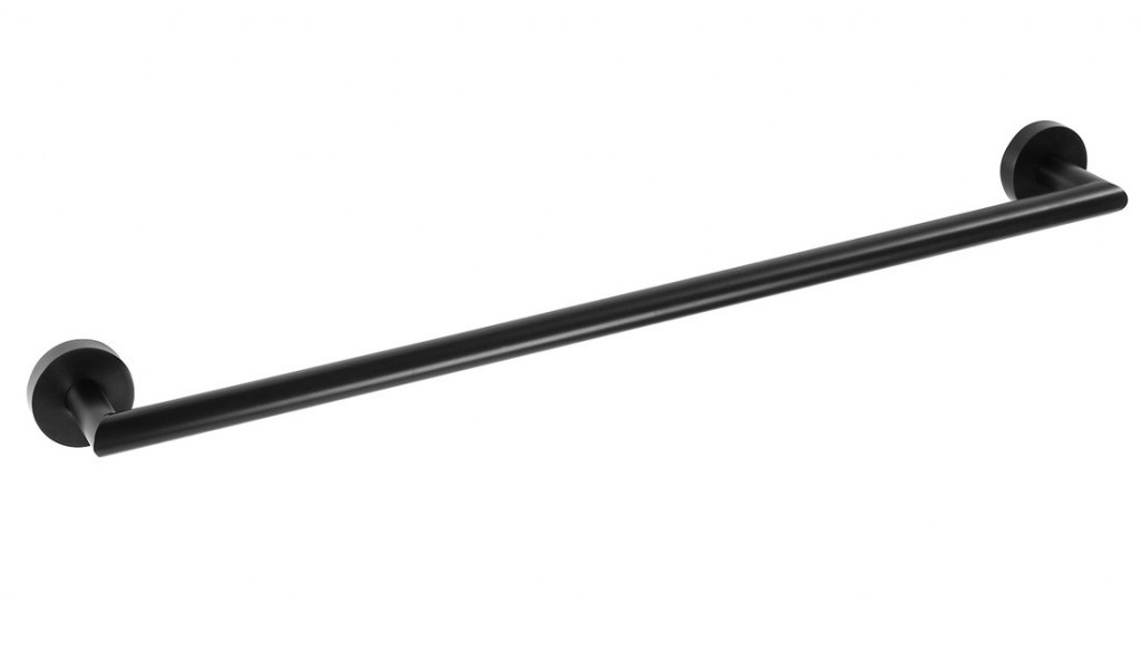 SAPHO X-ROUND BLACK držák ručníků 450, černá mat XR402B