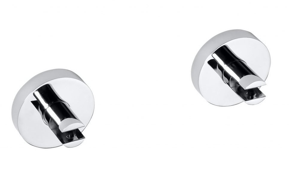 SAPHO X-ROUND držáky skleněné poličky 8, chrom XR009