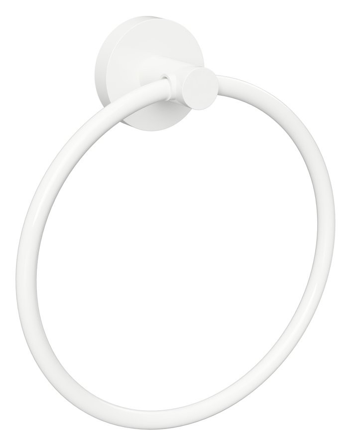 SAPHO X-ROUND WHITE držák ručníků kruh, bílá mat XR411W