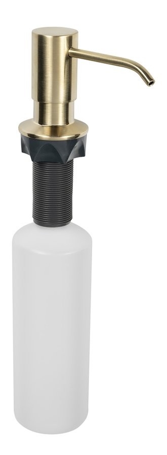 SAPHO Zápustný dávkovač mýdla, kulatý, zlato mat SP023GB