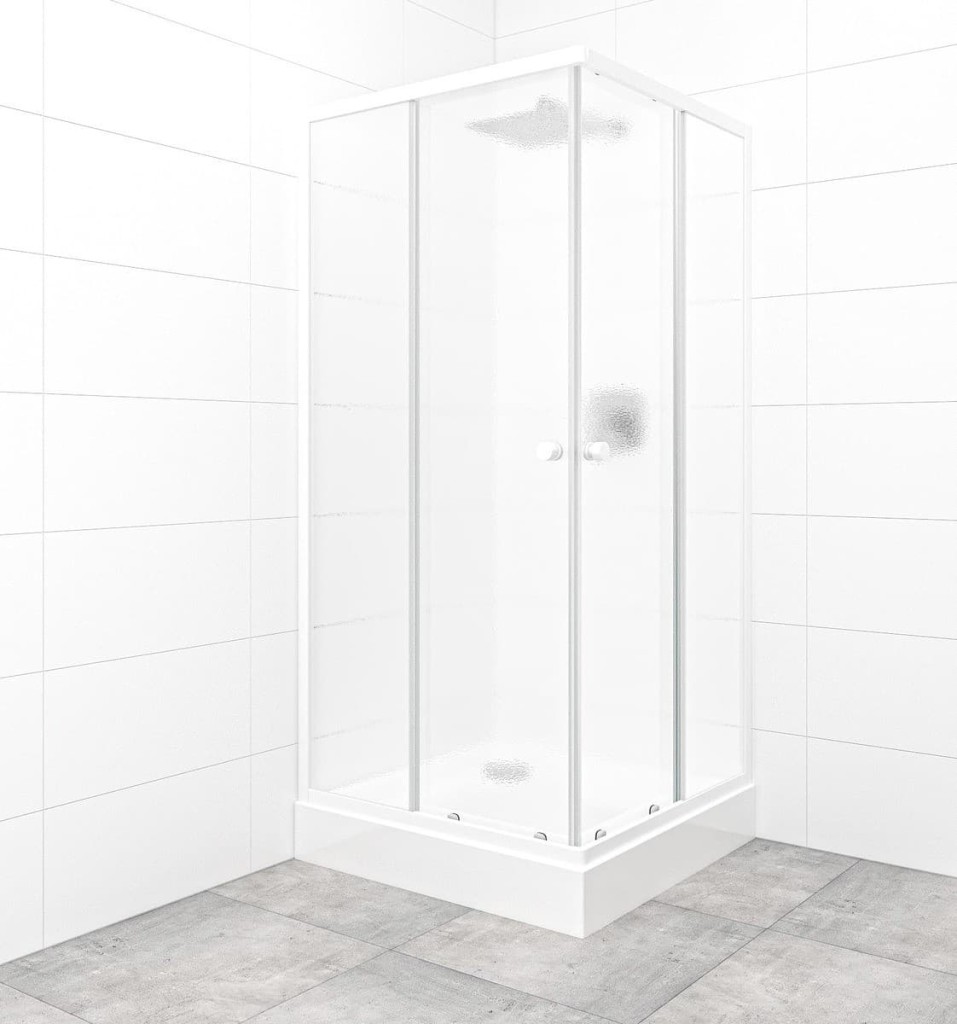 SAT Set sprchového koutu a vaničky, čtverec 90x90 cm Multi Basic SIKOBKMUQ90CH0 SIKOBKMUQ90CH0