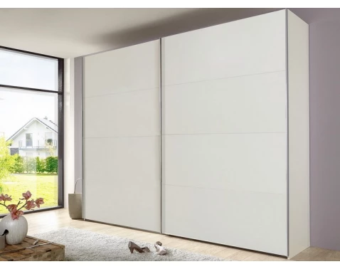 Šatní skříň Bert, 225 cm, bílá