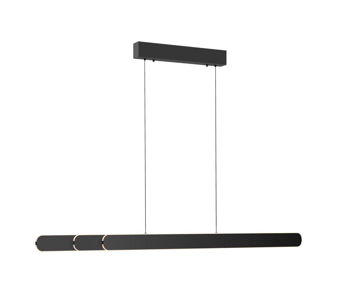 Schöner Wohnen 12577-18 - LED Stm. lustr na lanku ADRIANA 2xLED/24W/230V černá 12577-18