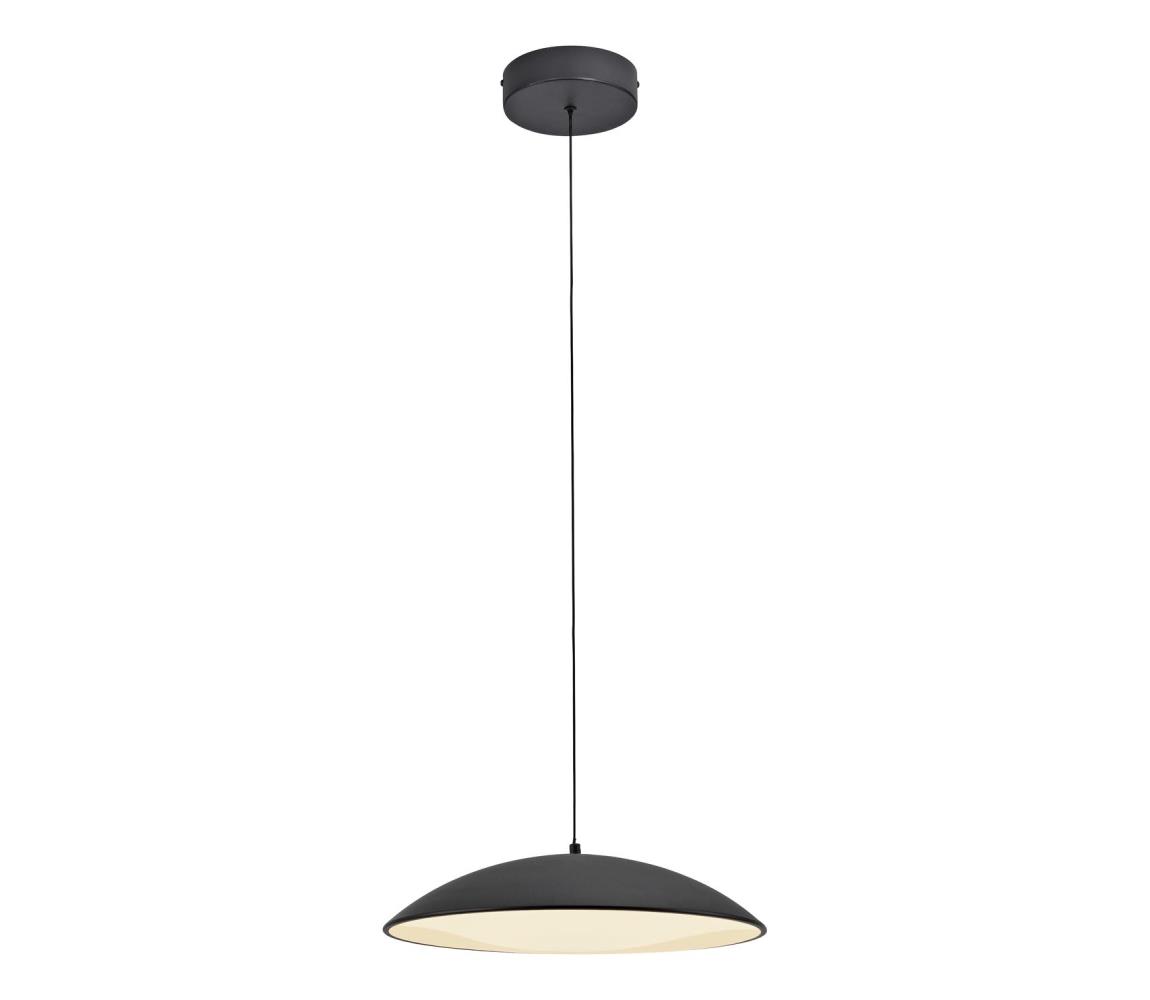 Schöner Wohnen 14606-18-LED Stm. lustr na lanku LENTE LED/17W/230V pr.40cm černá 14606-18