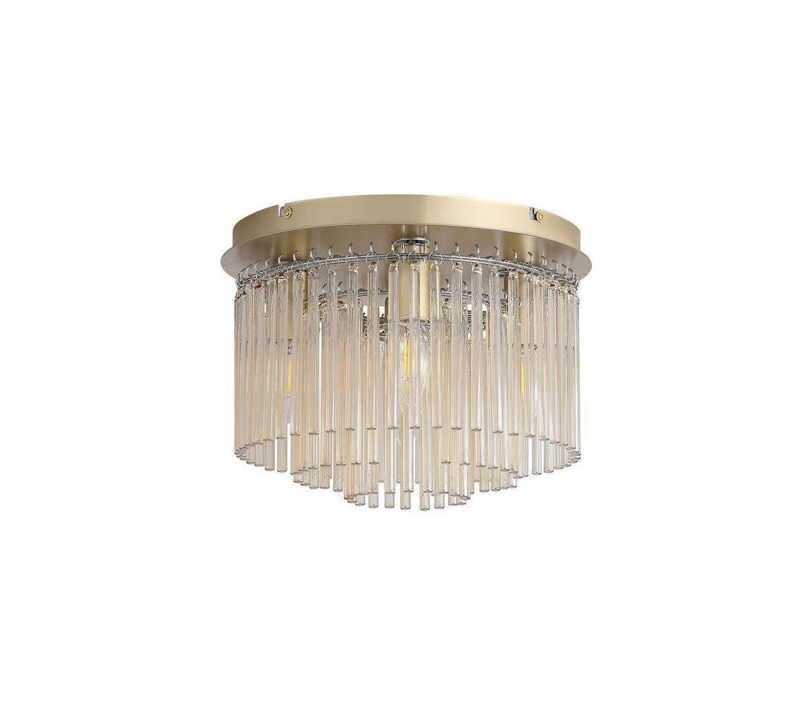Searchlight 55620-320CP-Stropní svítidlo SWIZZLE 5xE14/60W/230V pr. 32 cm zlatá 55620-320CP