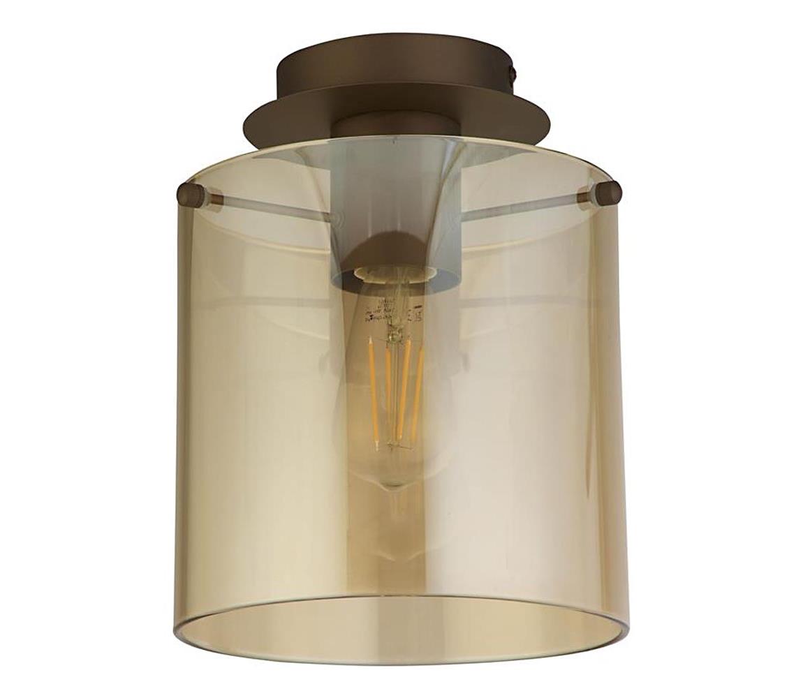 Searchlight 88911-1MO - Stropní svítidlo SWEDEN 1xE27/60W/230V pr.22 cm hně/kouř 88911-1MO
