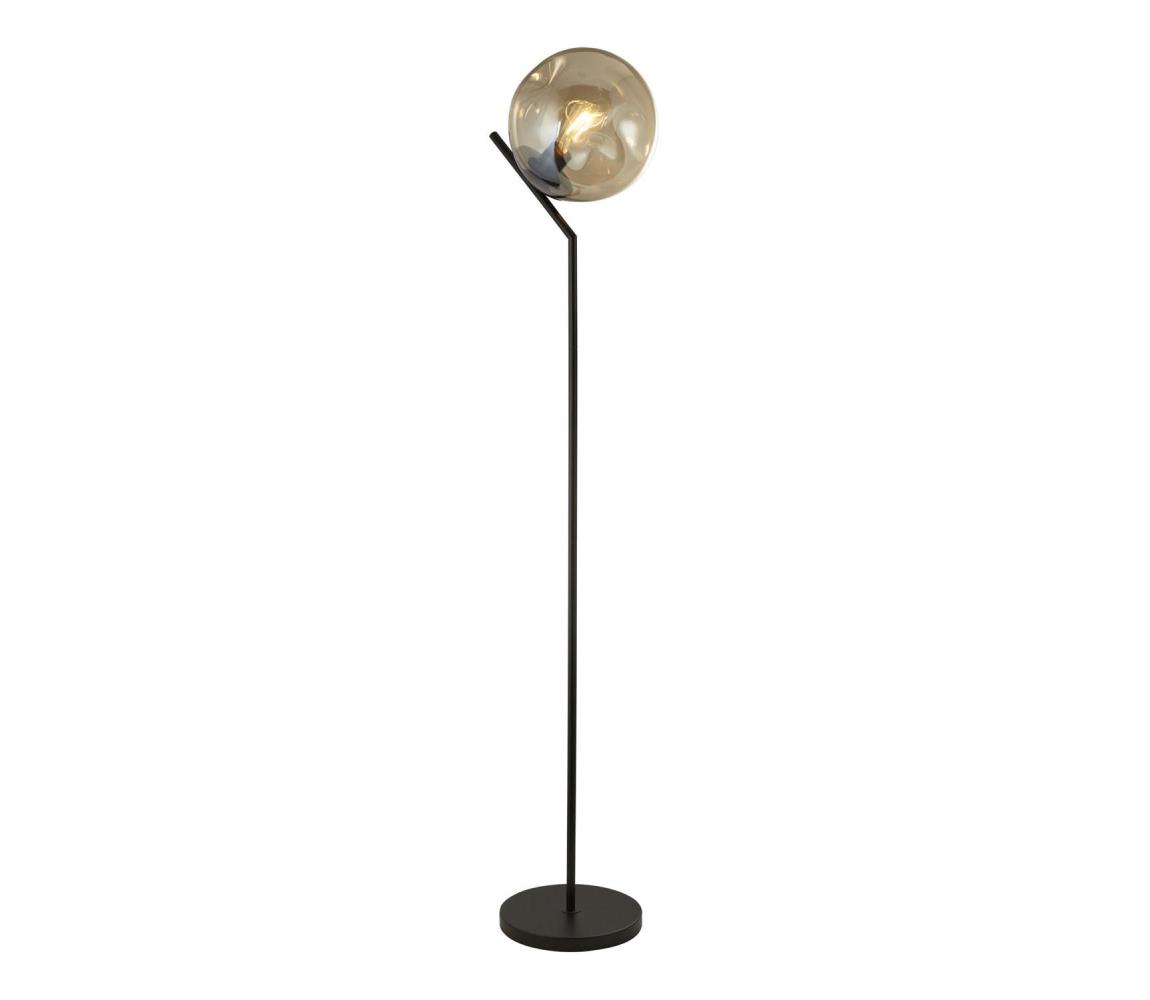 Searchlight EU22122-1BK - Stojací lampa PUNCH 1xE27/10W/230V černá EU22122-1BK
