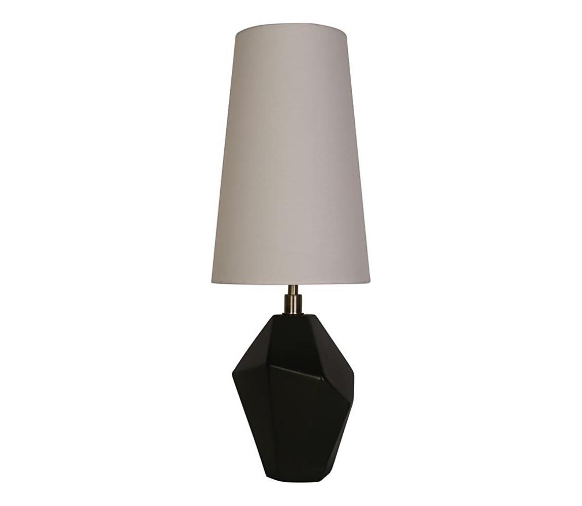 Searchlight EU88250BK - Stolní lampa APEX 1xE27/60W/230V černá/šedá EU88250BK