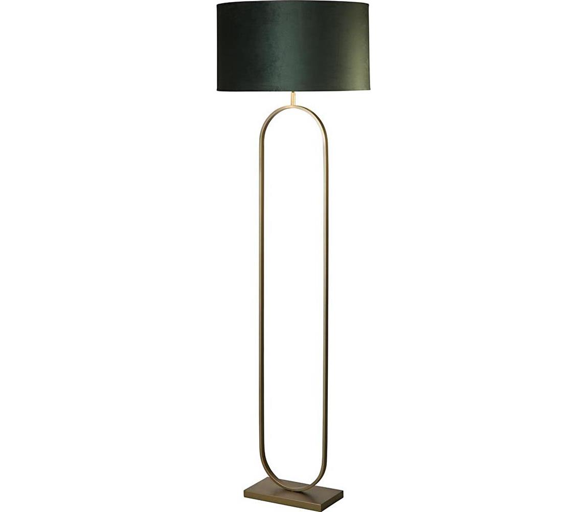 Searchlight EU95102GR - Stojací lampa MODISH 1xE27/60W/230V zelená EU95102GR