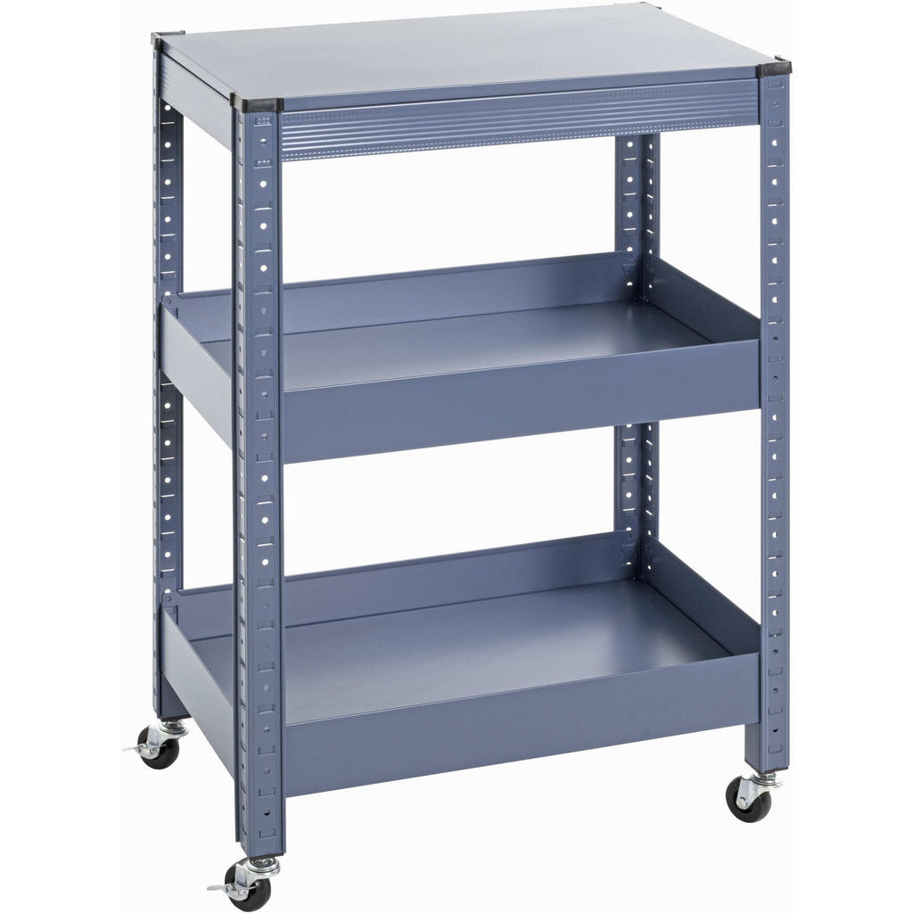 SERVÍROVACÍ VOZÍK, modrá, 50/32/75 cm