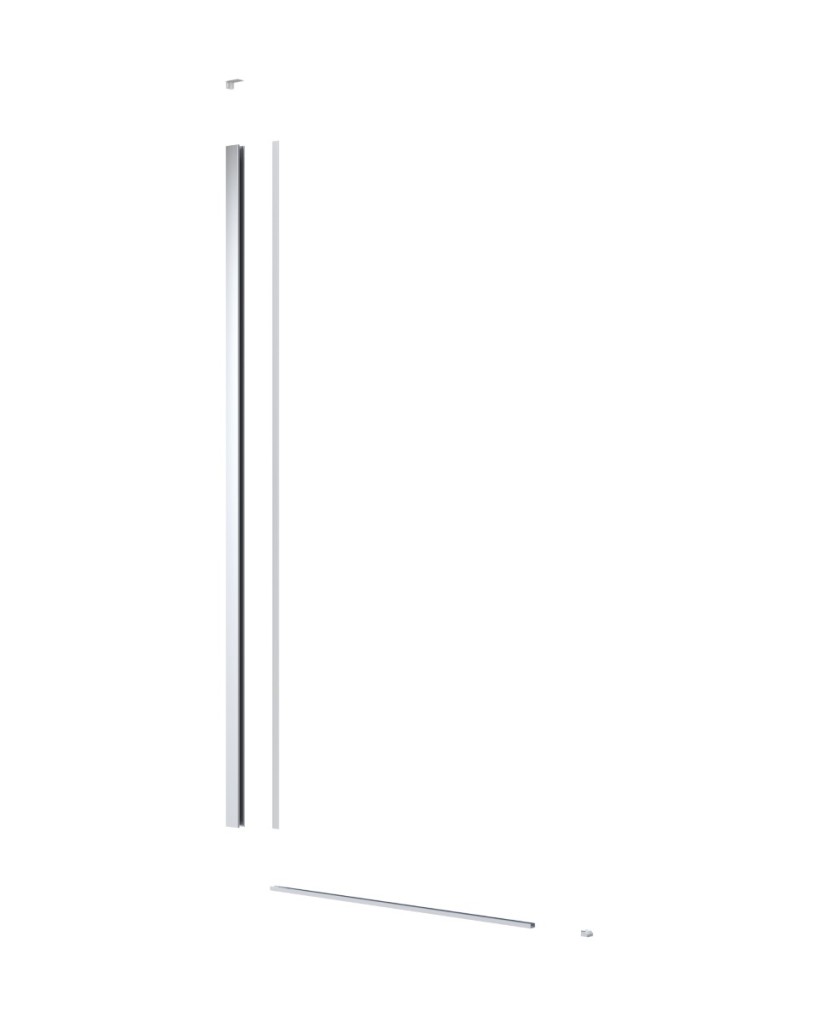 Set pro snížený walk-in výška 100 cm SAT chrom SATWISPROFIL SATWISPROFIL
