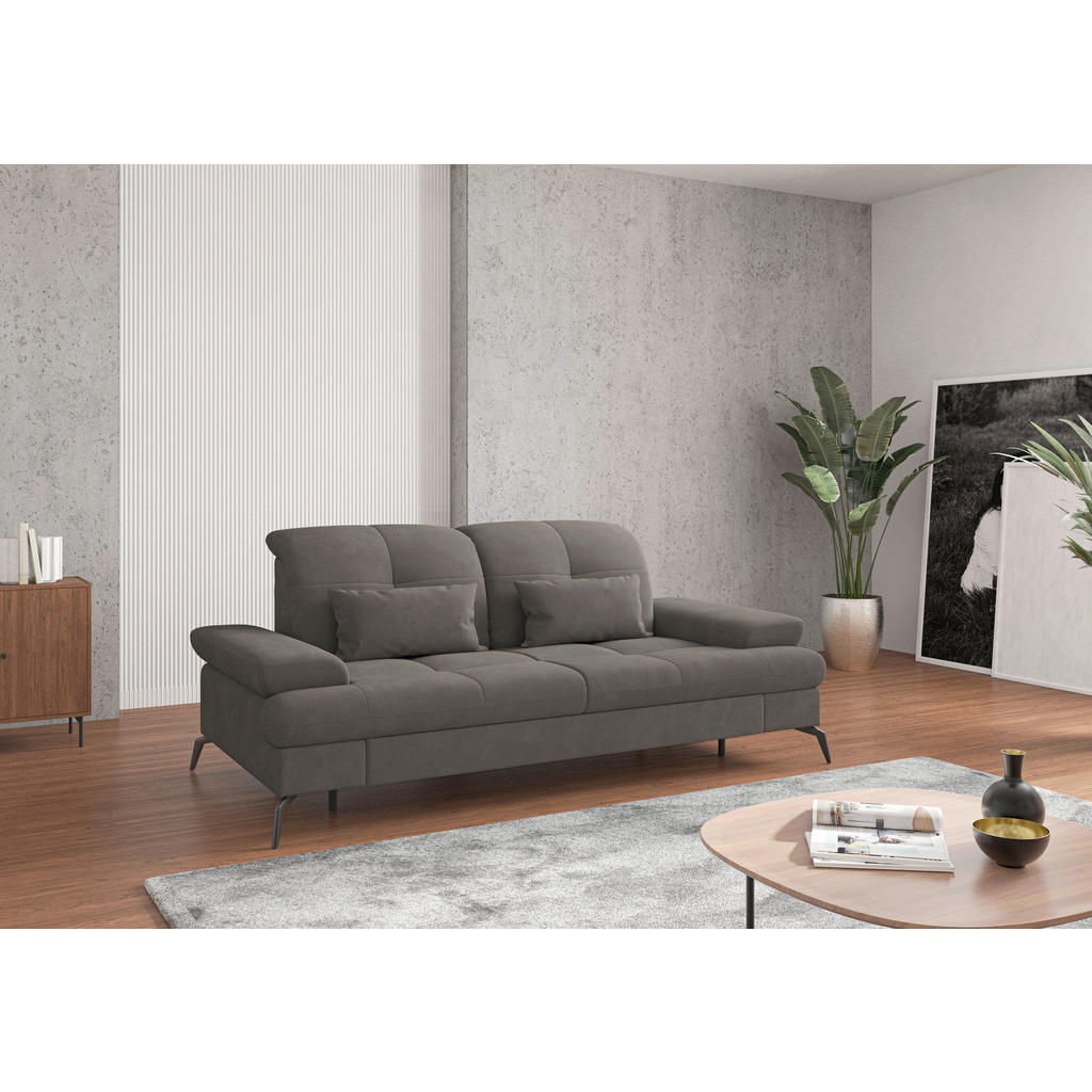 Sit & More 2,5SEDÁK, textil, barvy grafitu 2