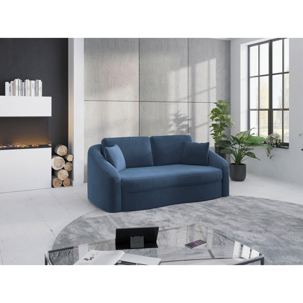 Sit & More 2,5SEDÁK, textil, modrá