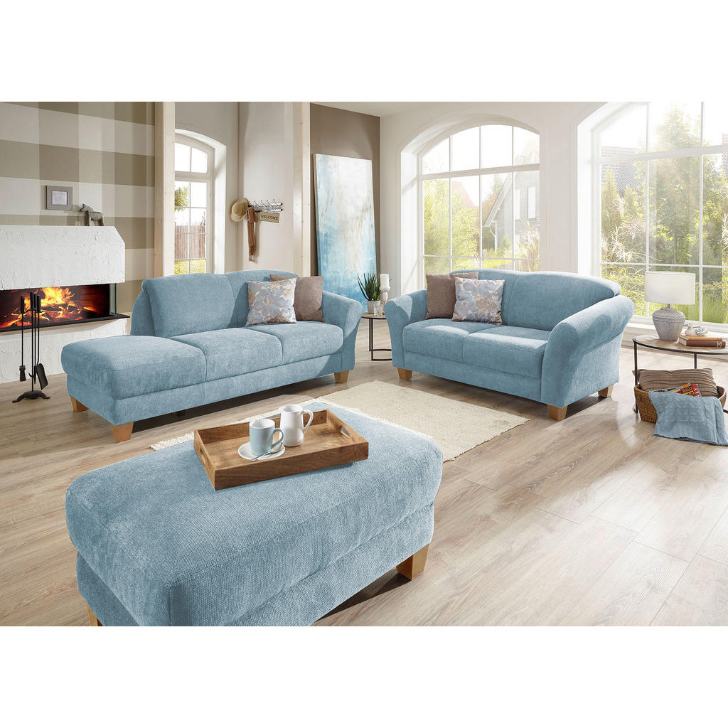 Sit & More DVOUMÍSTNÁ POHOVKA, textil, světle modrá