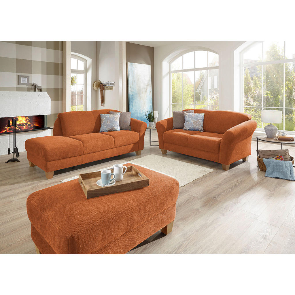 Sit & More DVOUMÍSTNÁ POHOVKA, textil, terracotta 1
