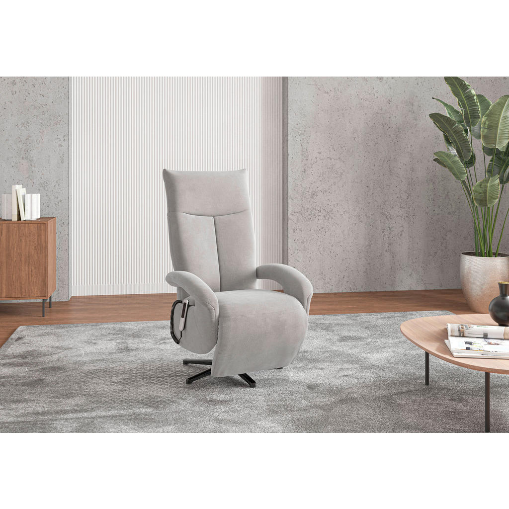 Sit & More KŘESLO, textil, barvy stříbra 1