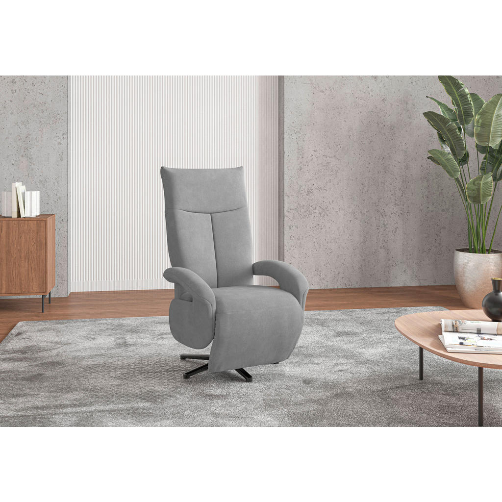 Sit & More KŘESLO, textil, šedá 1