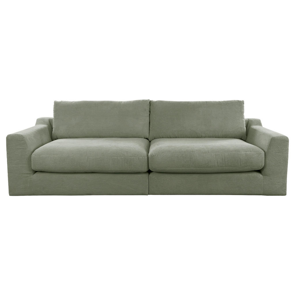 Sit & More POHOVKA BIG SOFA, textil, olivově zelená 1