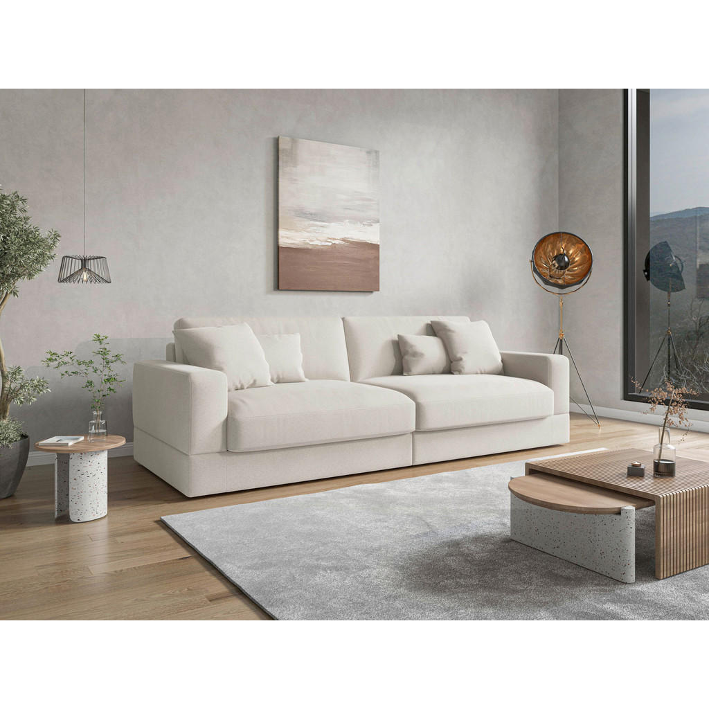 Sit & More POHOVKA BIG SOFA, textil, slonovinová