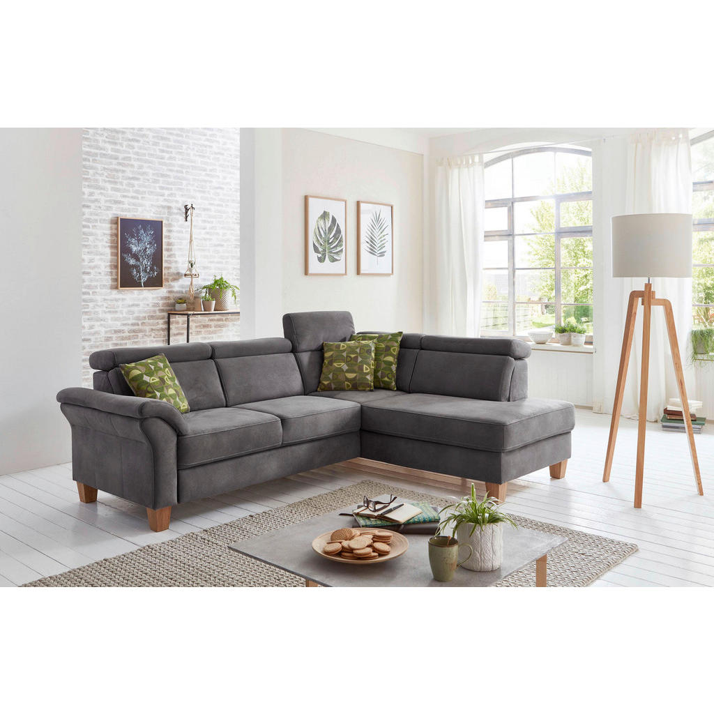 Sit & More ROHOVÁ SEDAČKA, textil, antracitová 1