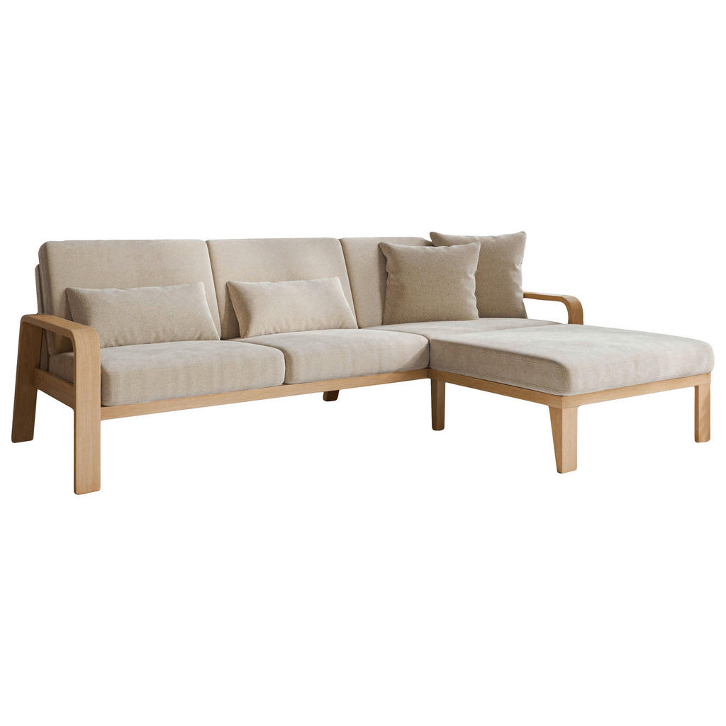 Sit & More ROHOVÁ SEDAČKA, textil, béžová 1