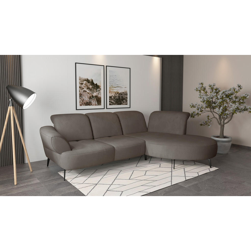Sit & More ROHOVÁ SEDAČKA, textil, jílová barva 2