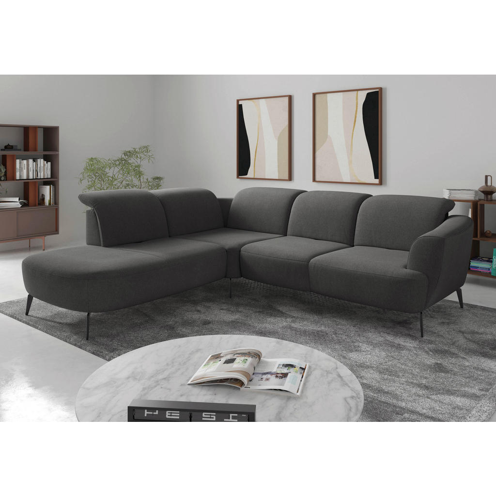 Sit & More ROHOVÁ SEDAČKA, textil, jílová barva
