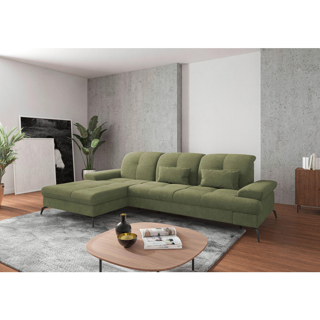 Sit & More ROHOVÁ SEDAČKA, textil, světle zelená 1