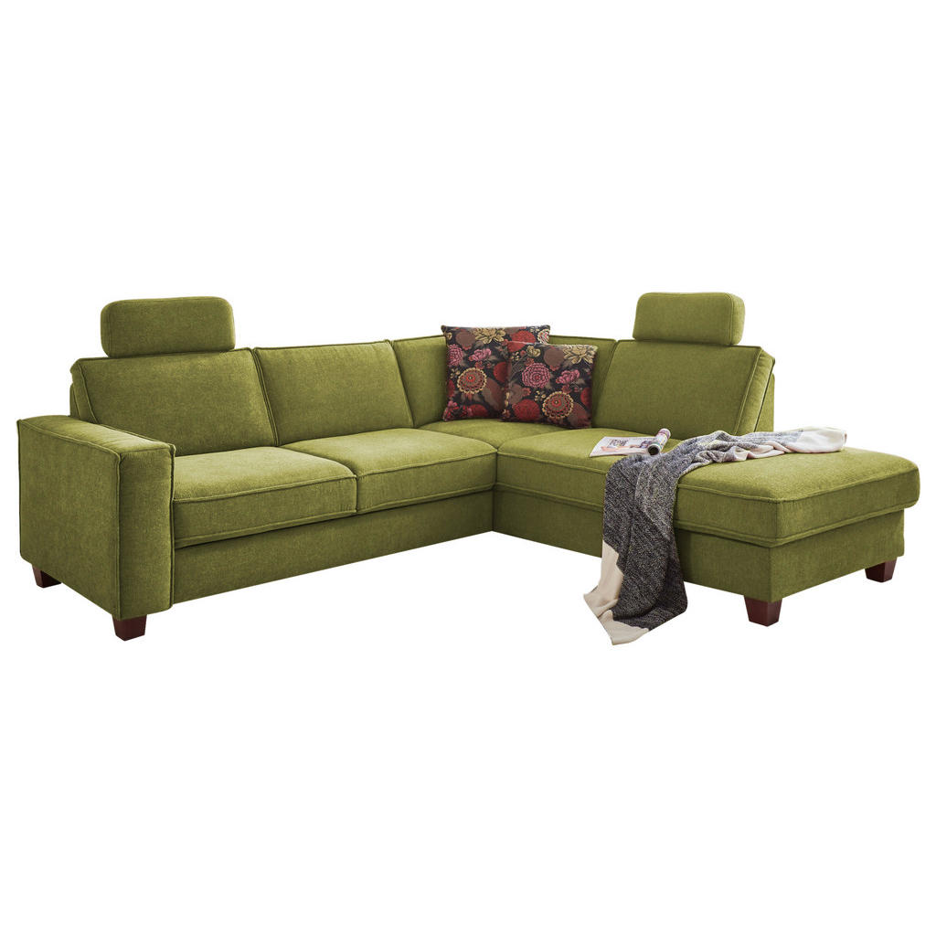 Sit & More ROHOVÁ SEDAČKA, textil, tmavě zelená