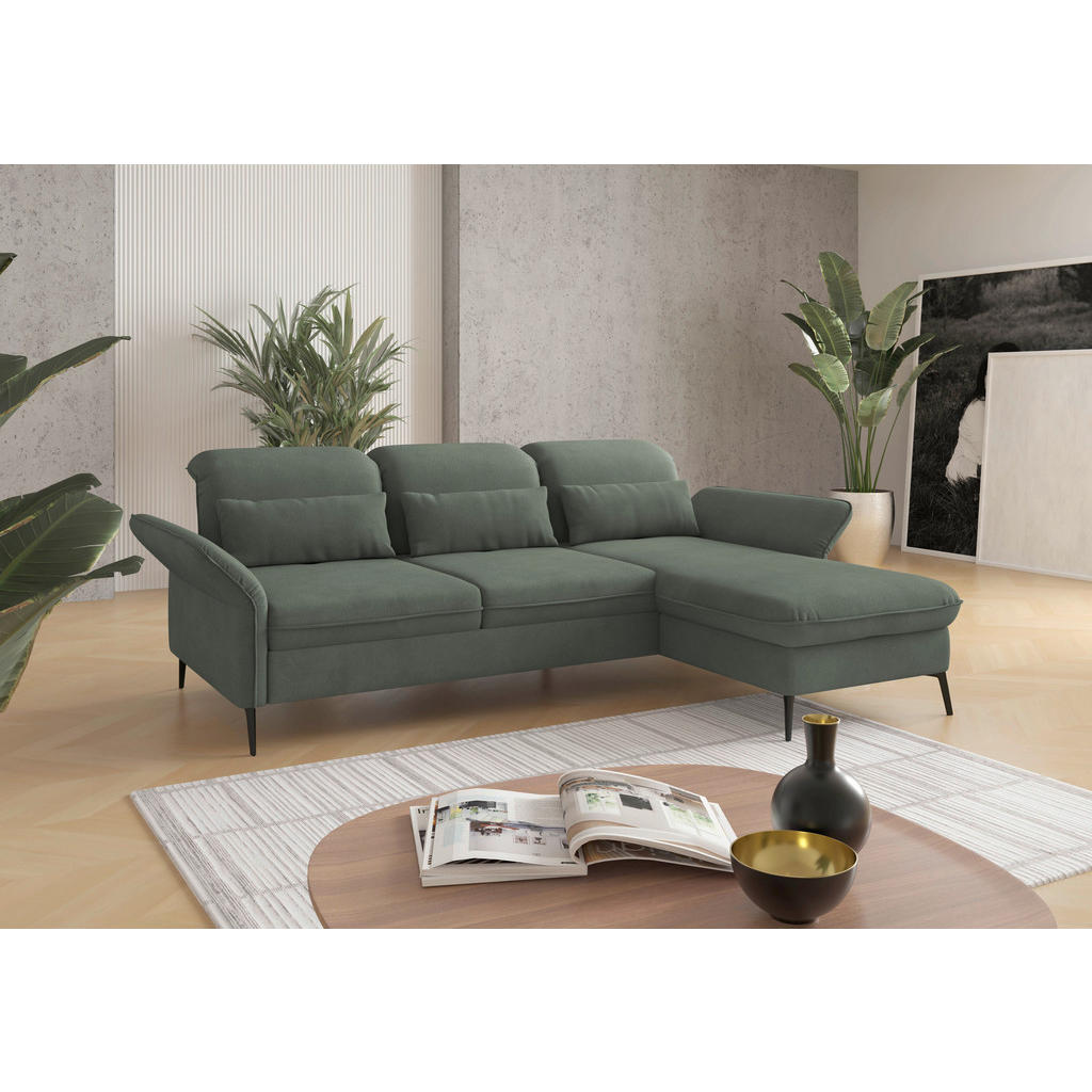 Sit & More ROHOVÁ SEDAČKA, textil, zelená 2