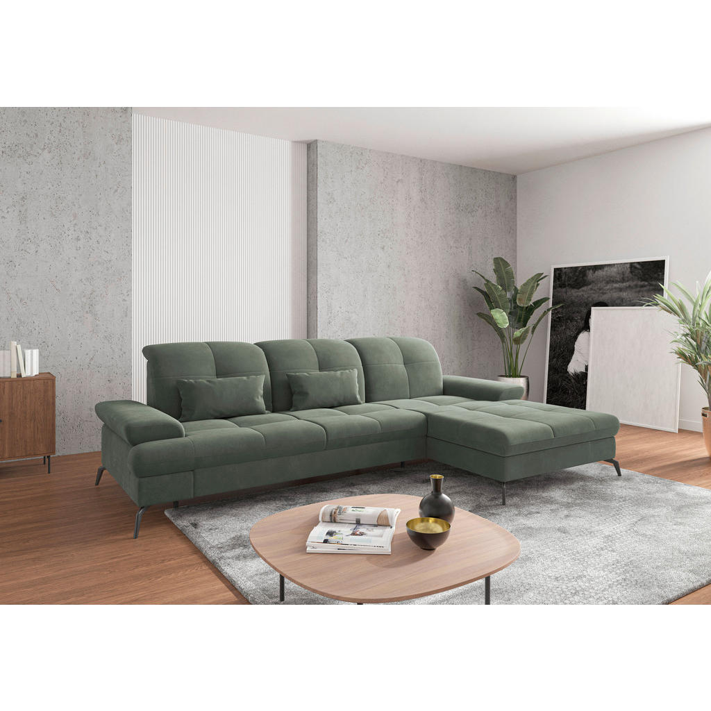 Sit & More ROHOVÁ SEDAČKA, textil, zelená