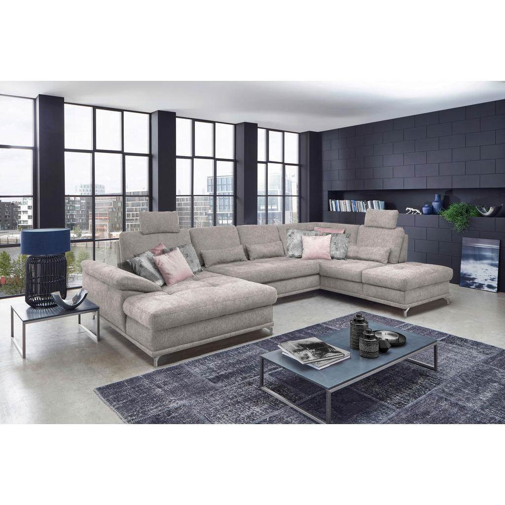 Sit & More SEDACÍ SOUPRAVA, textil, barvy stříbra 2