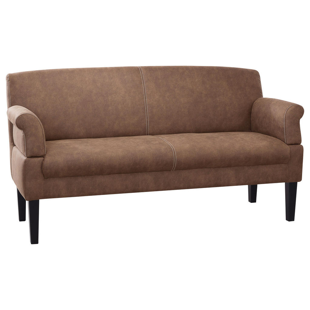 Sit & More TŘÍMÍSTNÁ POHOVKA, textil, hnědá