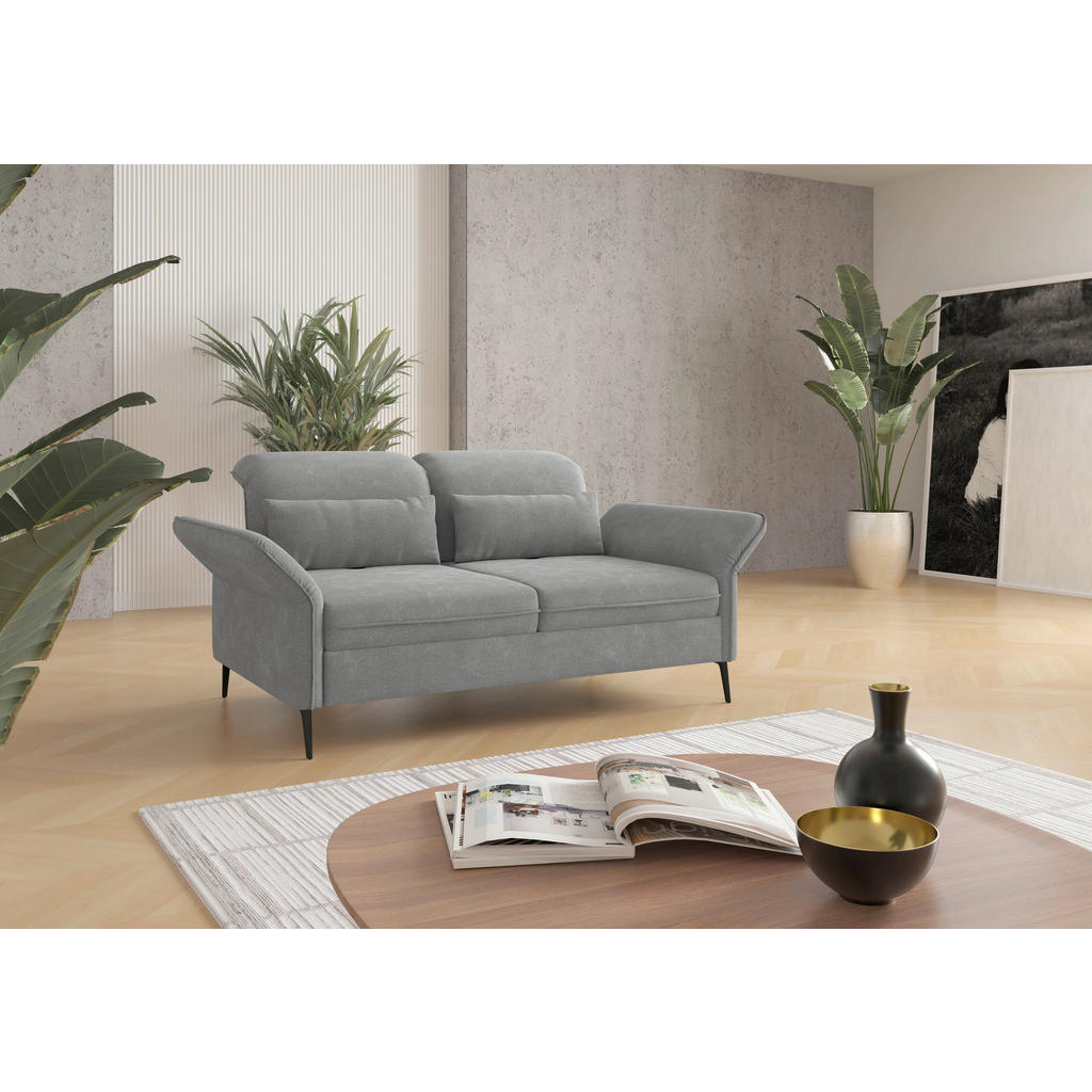 Sit & More TŘÍMÍSTNÁ POHOVKA, textil, šedá 2