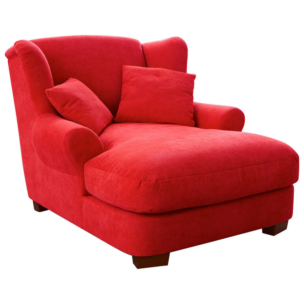 Sit & More XXL KŘESLO, textil, červená