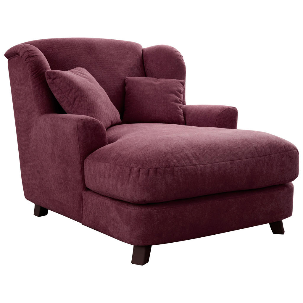 Sit & More XXL KŘESLO, textil, kompozitní dřevo, tmavě červená