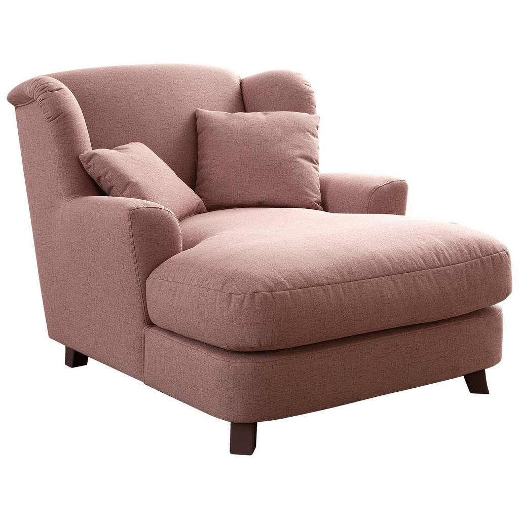 Sit & More XXL KŘESLO, textil, starorůžová