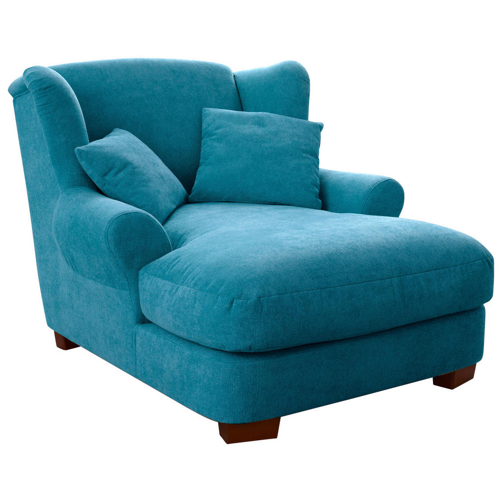 Sit & More XXL KŘESLO, textil, světle modrá