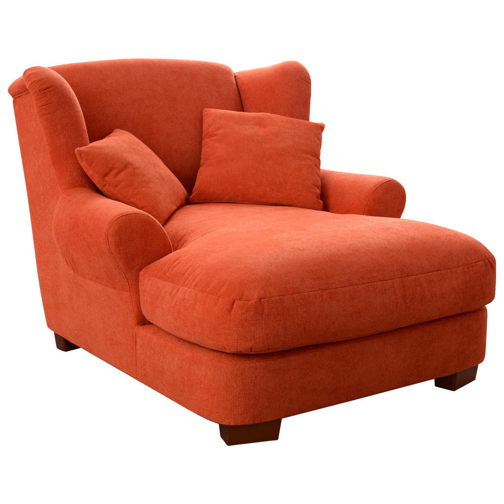 Sit & More XXL KŘESLO, textil, terracotta