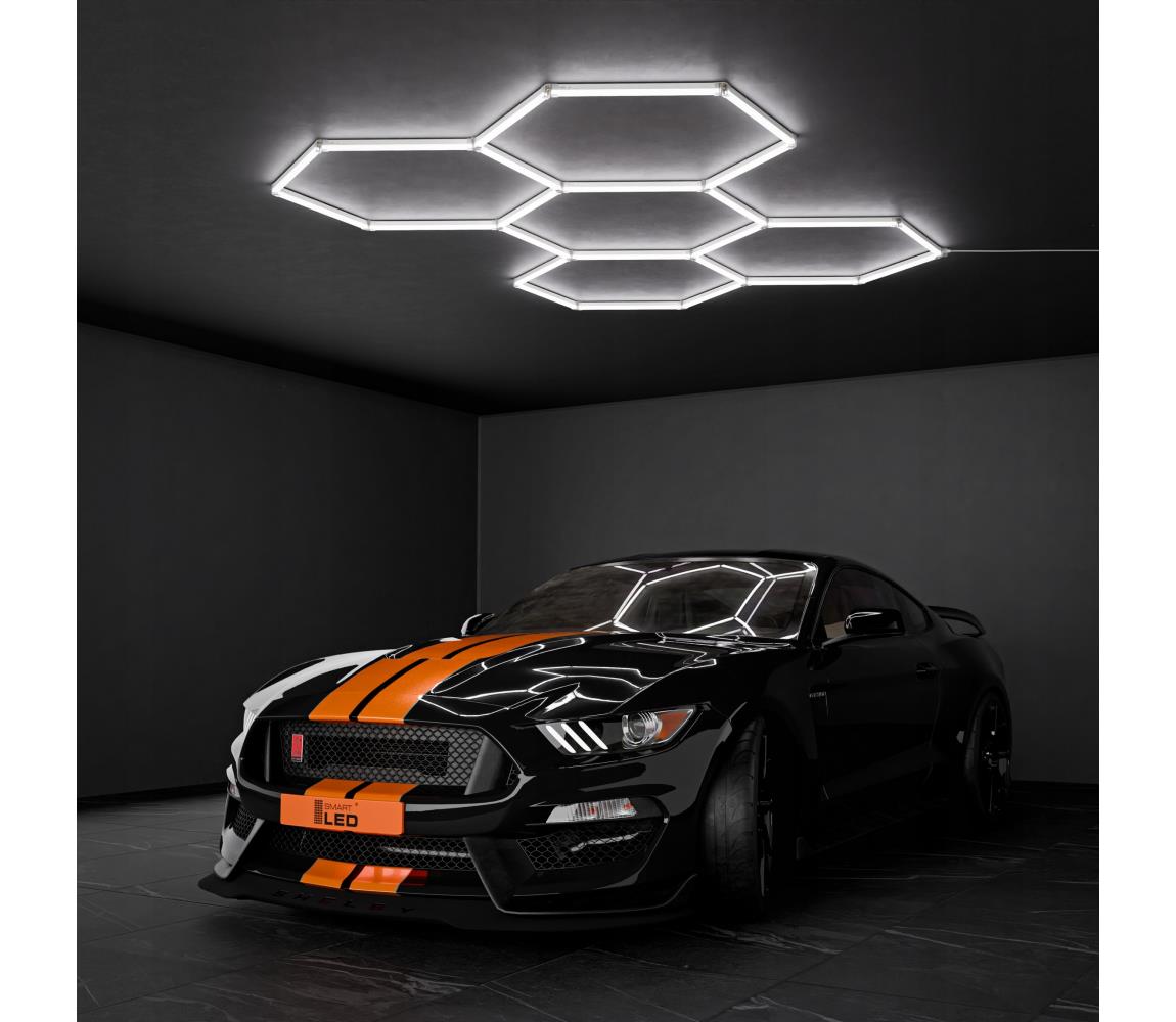 SmartLED LED Stropní svítidlo LED/240W/85-265V 6500K 298x209 cm CRI 90 IP44 bílá 5400