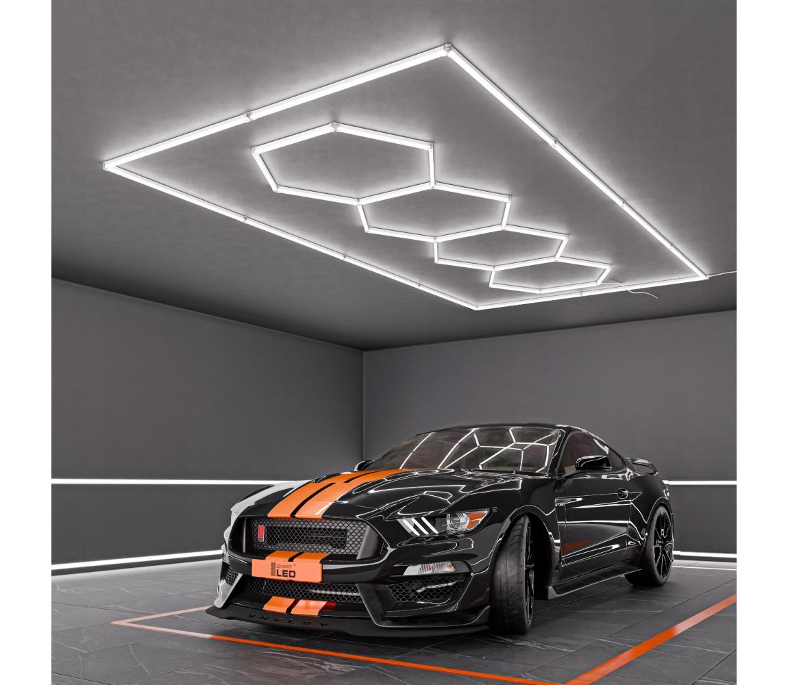 SmartLED LED Stropní svítidlo LED/426W/85-265V 6500K 484x243 cm CRI 90 IP44 bílá 5406