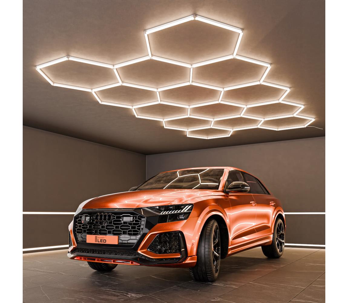 SmartLED LED Stropní svítidlo LED/570W/85-265V 4000K 522x298 cm CRI 90 IP44 bílá 5405