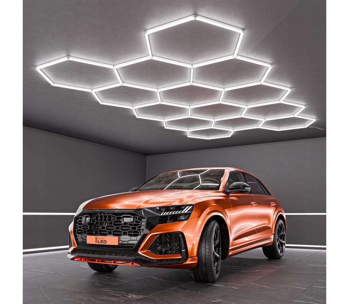 SmartLED LED Stropní svítidlo LED/570W/85-265V 6500K 522x298 cm CRI 90 IP44 bílá 5404