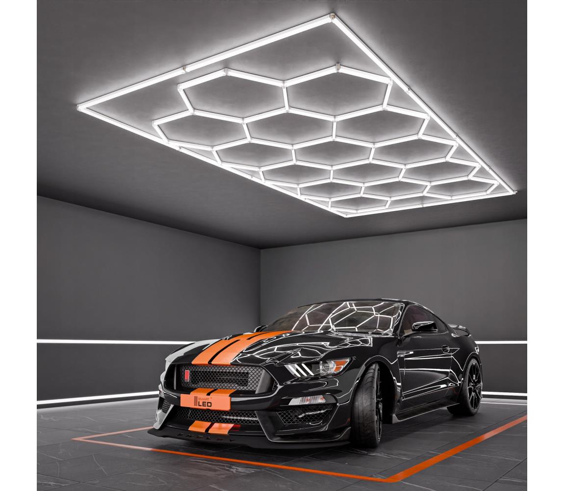 SmartLED LED Stropní svítidlo LED/696W/85-265V 6500K 484x243 cm CRI 90 IP44 bílá 5408