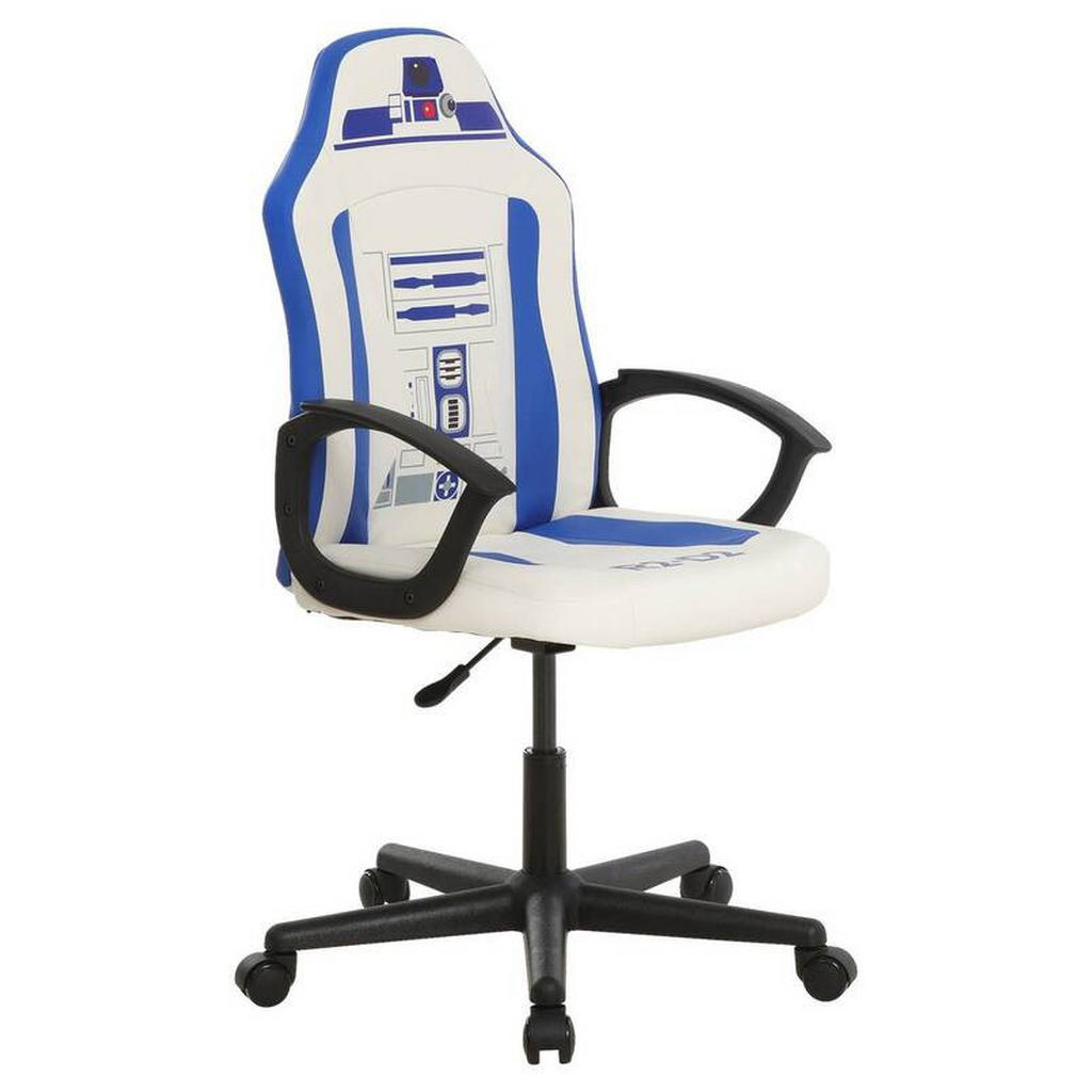 Star Wars HERNÍ ŽIDLE, vzhled kůže, modrá, bílá