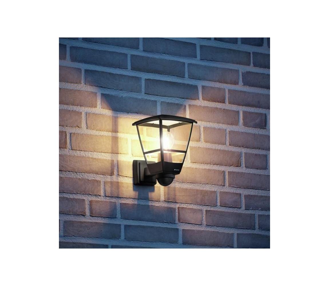 Steinel 084769 - Venkovní nástěnné svítidlo se senzorem L10S 1xE27/15W/230V IP44 084769