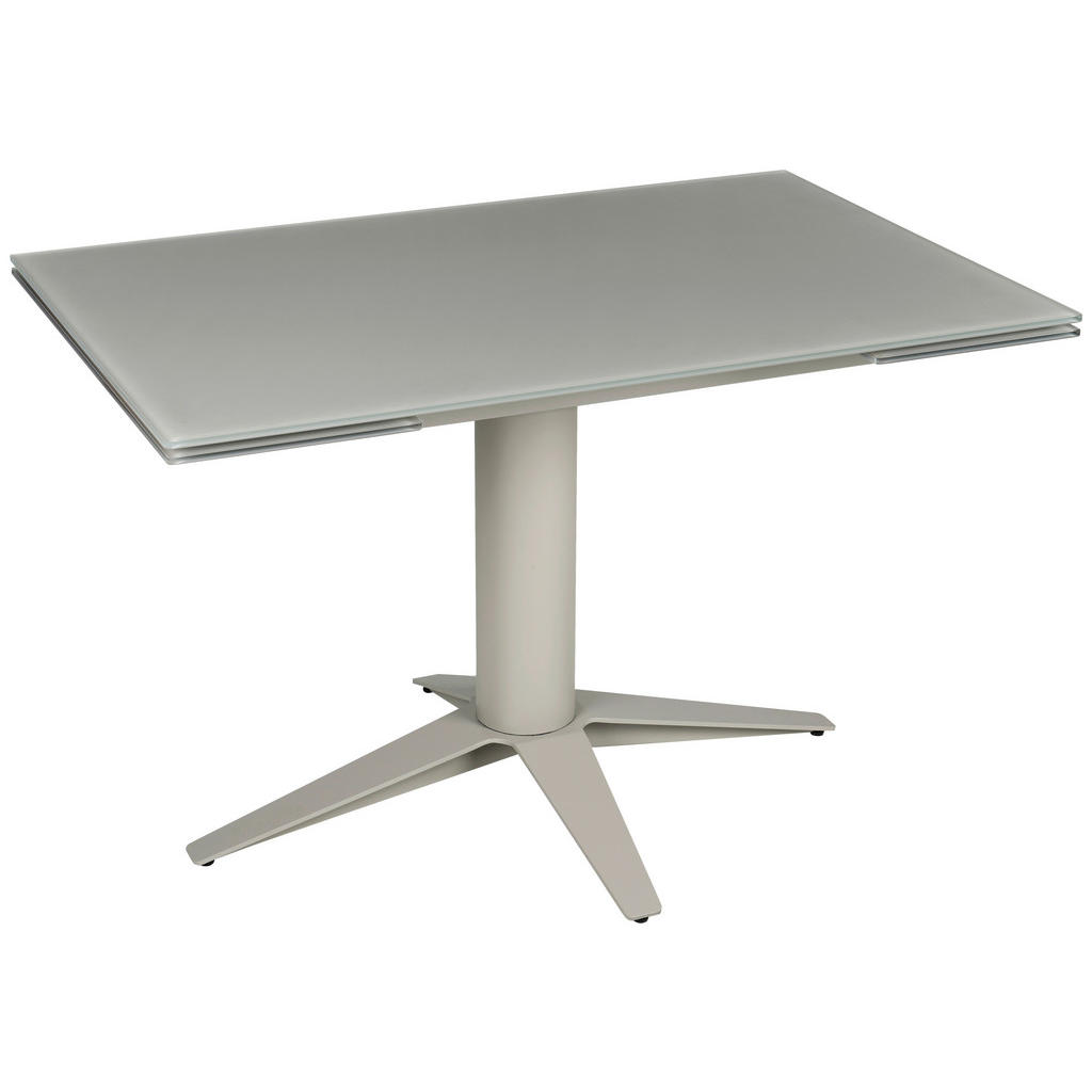Stylife JÍDELNÍ STŮL, šedohnědá, 120-180/80/76 cm