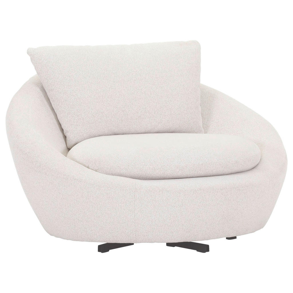 Stylife KŘESLO, textil, krémová