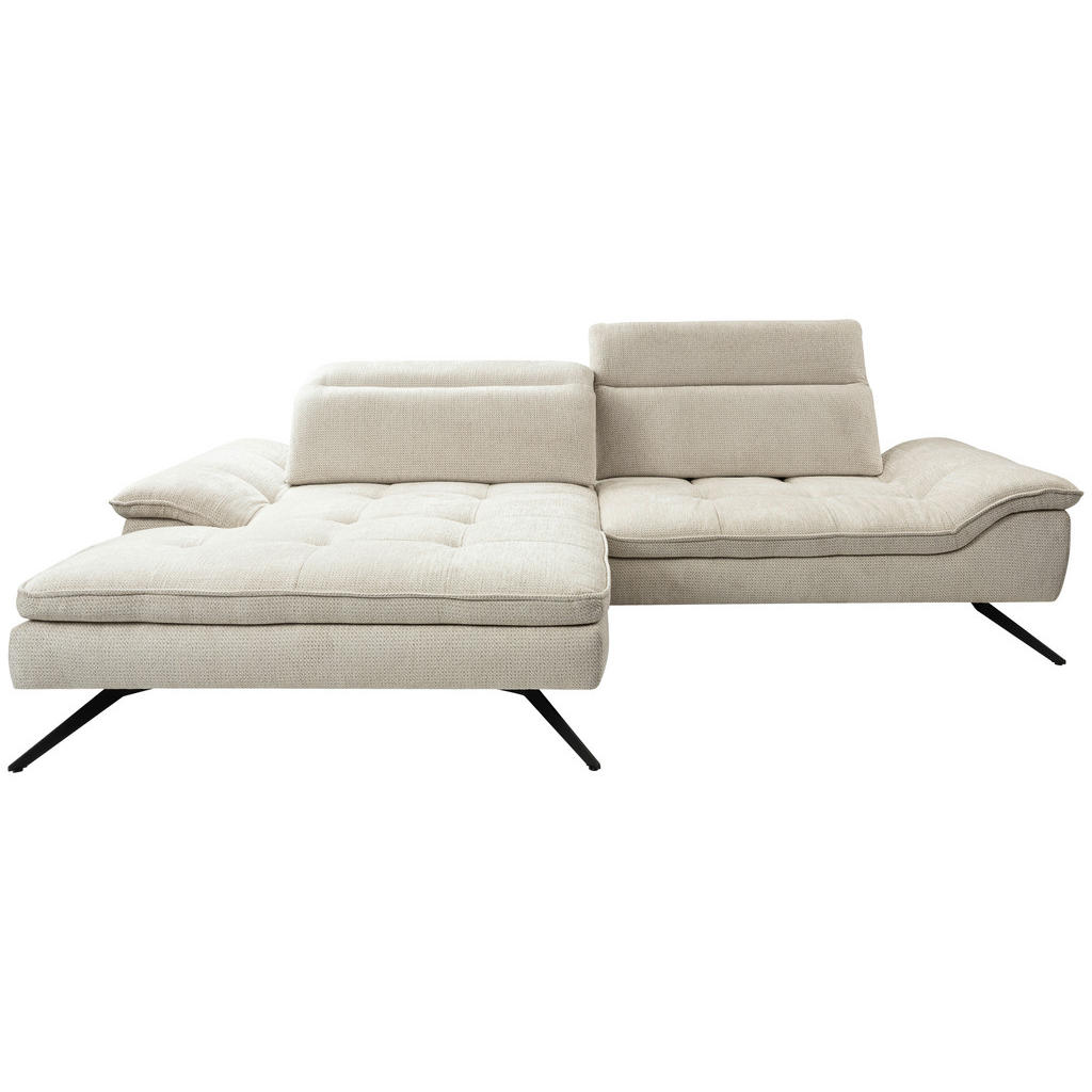 Stylife ROHOVÁ SEDAČKA, textil, béžová 1