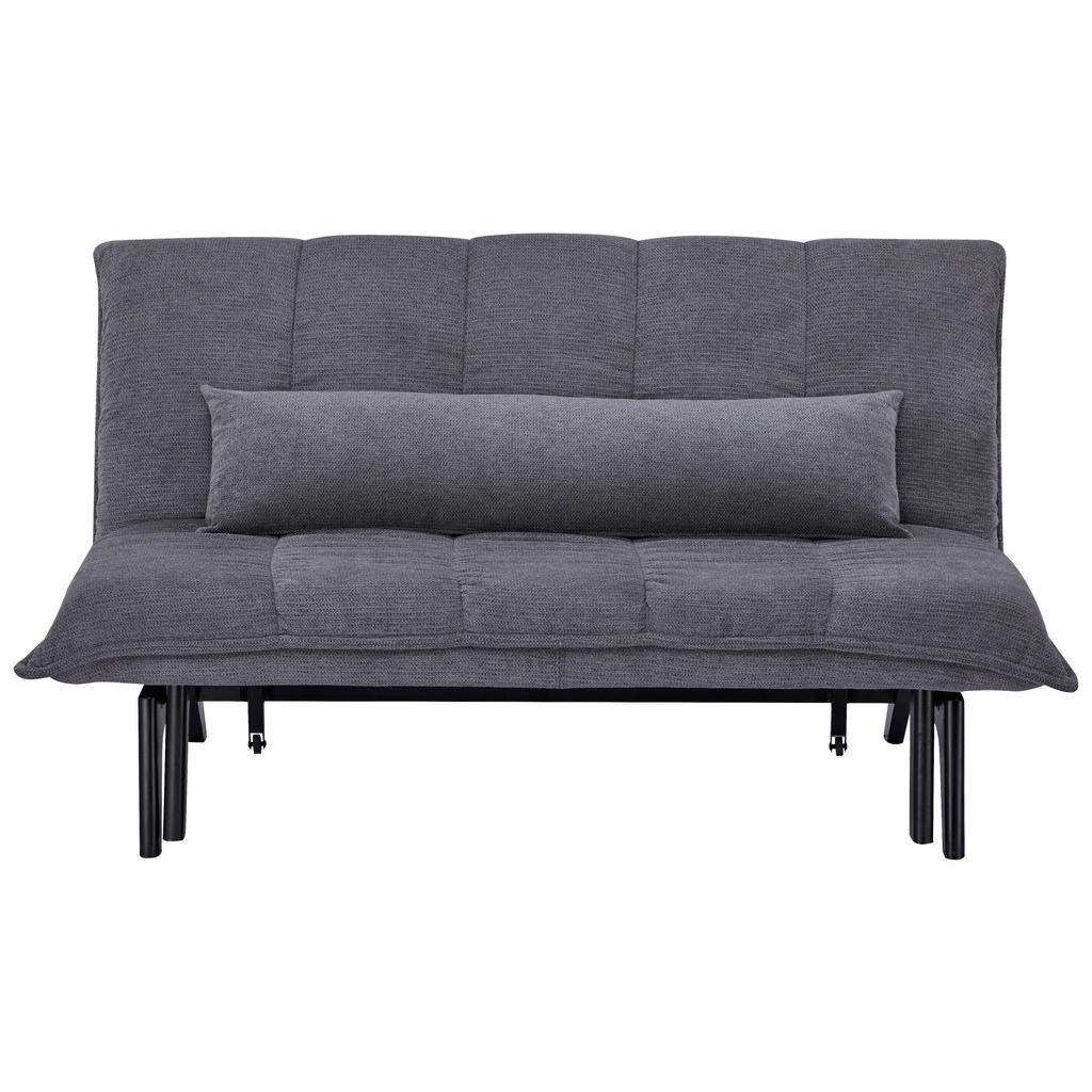 Stylife ROZKLÁDACÍ POHOVKA, dřevo, kov, textil, šedá